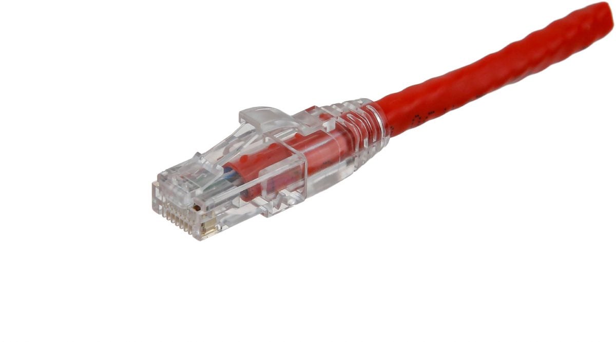Clear RJ45 connectors CAT6 Cable Round UTP With Boot Bestronics